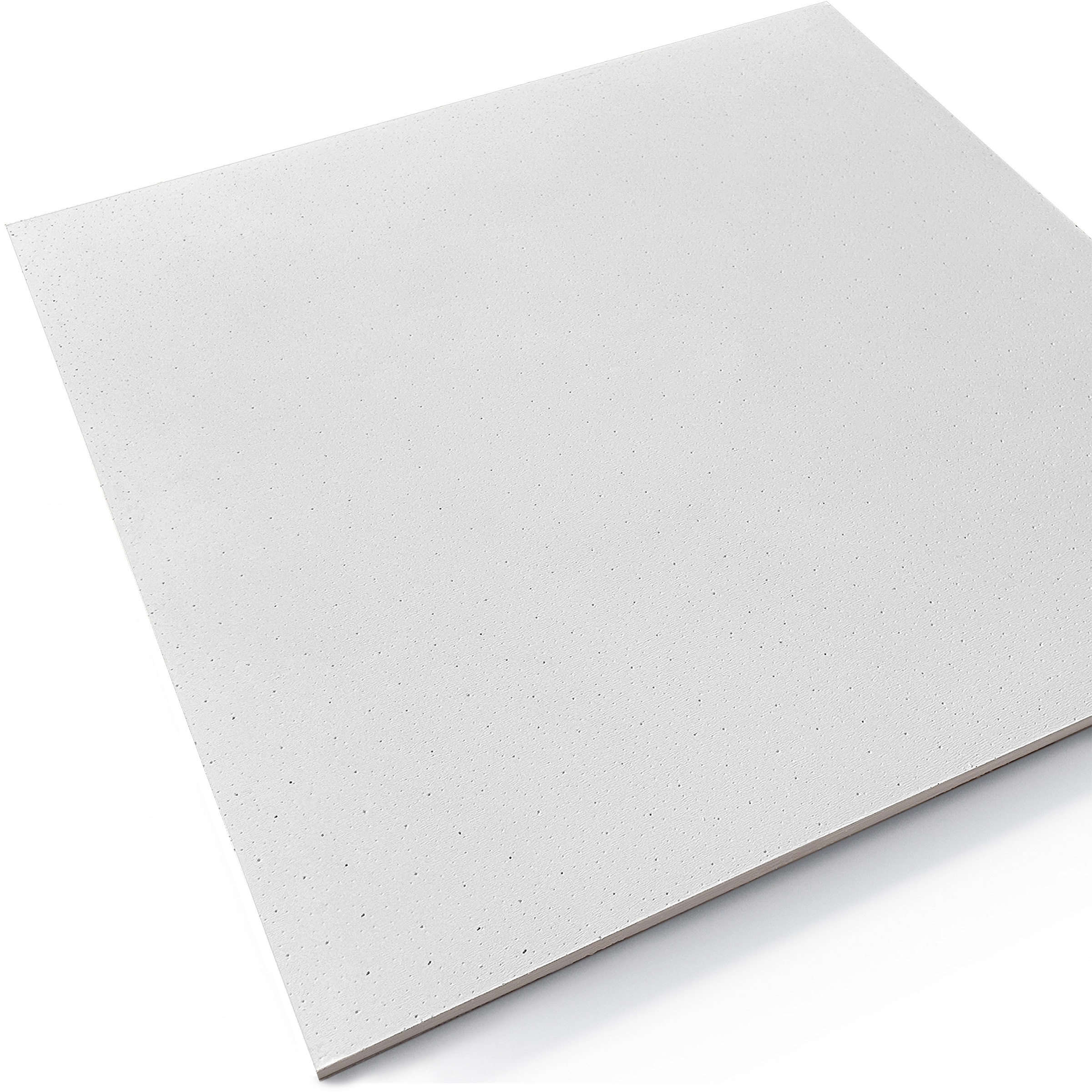 Плита підвісної стелі FLAT BeautyWalls 600×600×10мм, гіпсоперлітова, гладка, клас НГ (A1), Україна